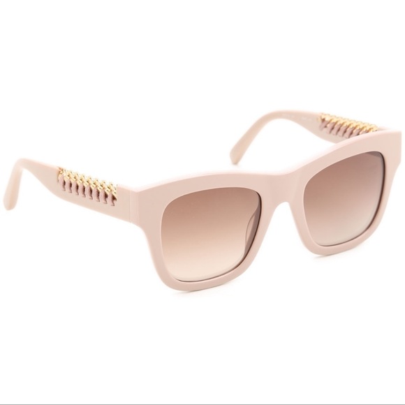 Stella McCartney Accessories - New Stella McCartney Falabella Chain Sunglasses Pink Gold